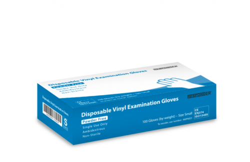 RespondER® Vinyl Exam Gloves - 100/Box